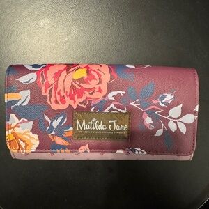 Matilda Jane Floral Wallet - Pink and Blue